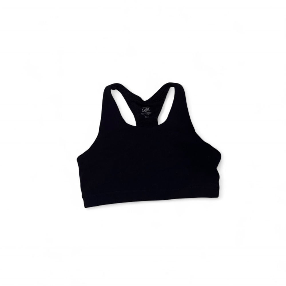 Athleta Black Racerback Sports Bra Intimates